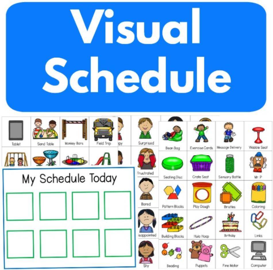 43 best visual schedules images on pinterest visual s vrogue co