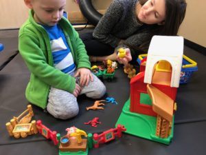 ABC Pediatric Therapy Playing with toys